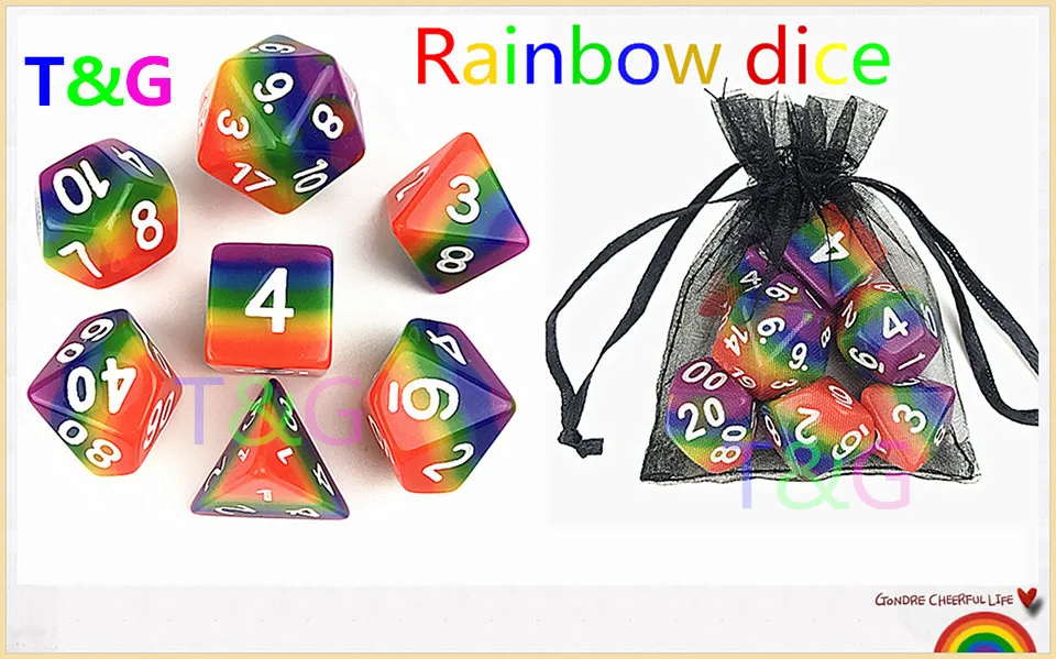 Платёжная ссылка T &amp G dice высокое качество настраиваемая РПГ для настольной игры