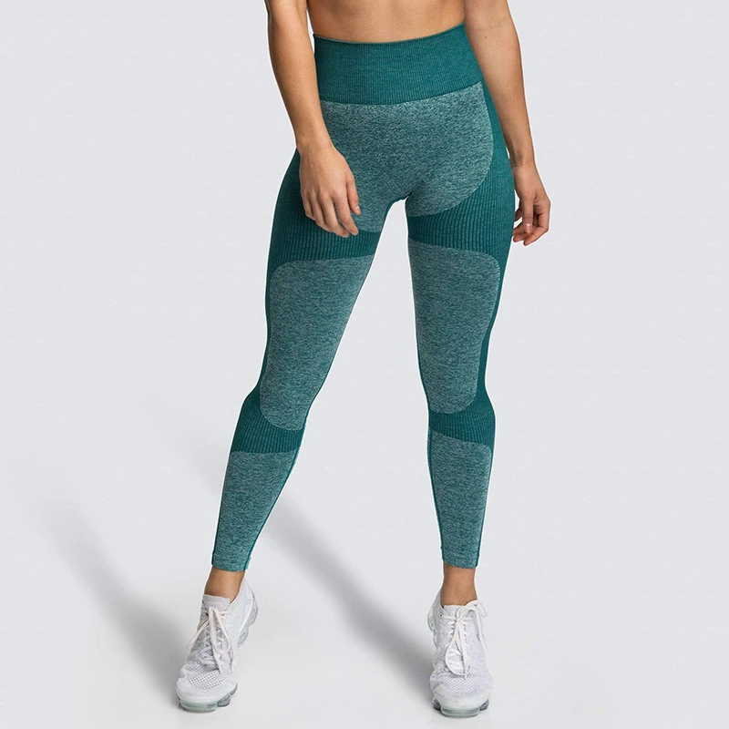 

Yoga Pants High Waist Seamless Women Sports Leggings Fitness Solid Athletic Workout Long Tights Gym Running Trousers Girls
