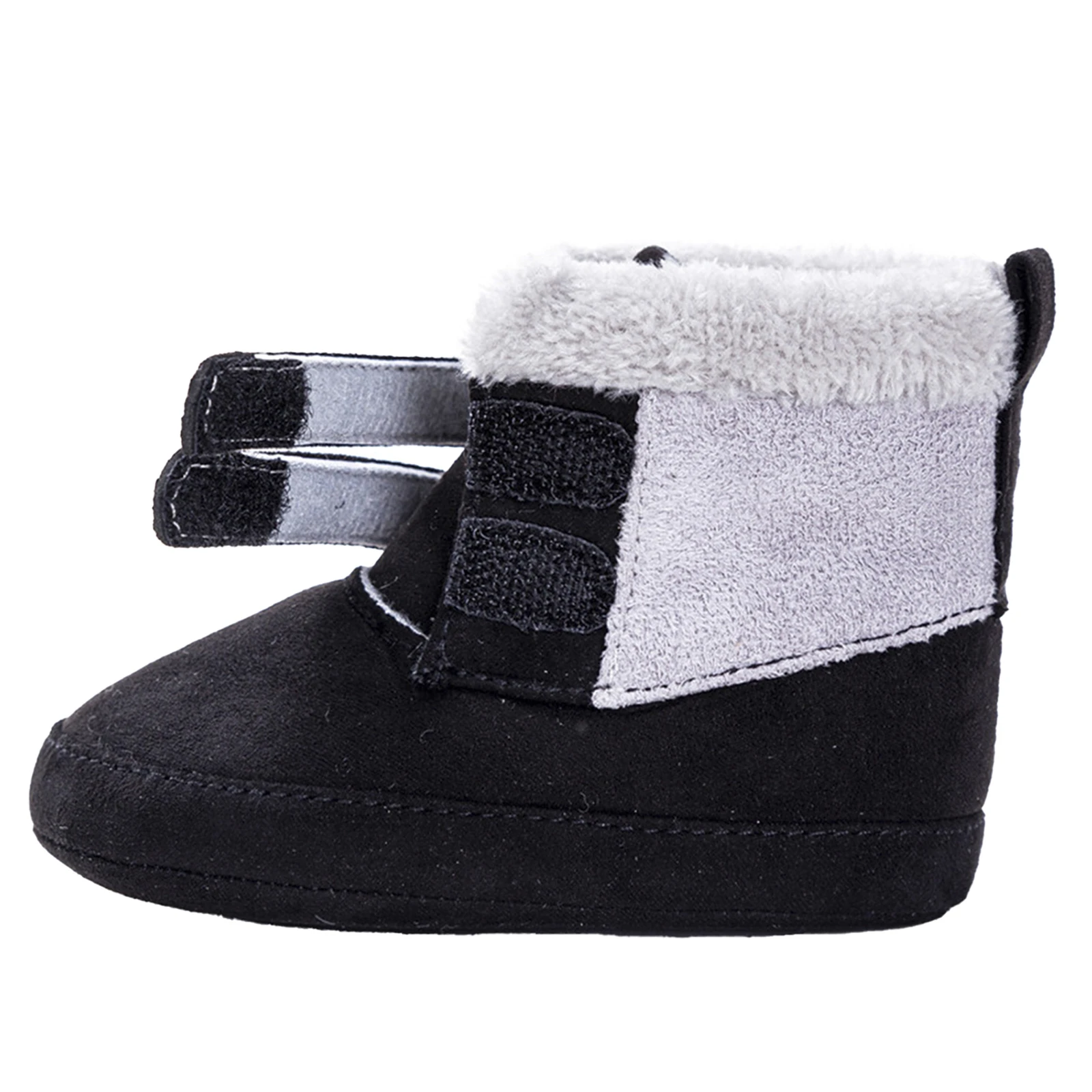 

Теплые зимние ботинки на нескользящей подошве, на мягкой плюшевой подкладке, на возраст 0-18 месяцев