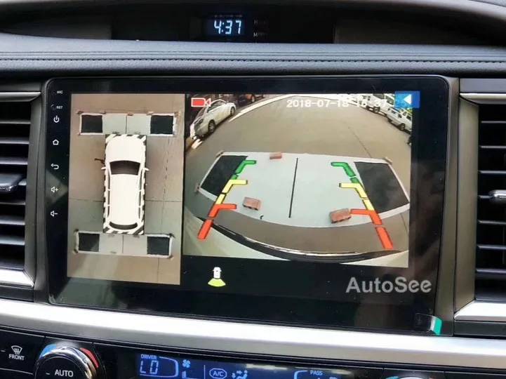 Для автомобилей Honda AVM SVM Круглый обзор камера 360 градусов 4 канальный