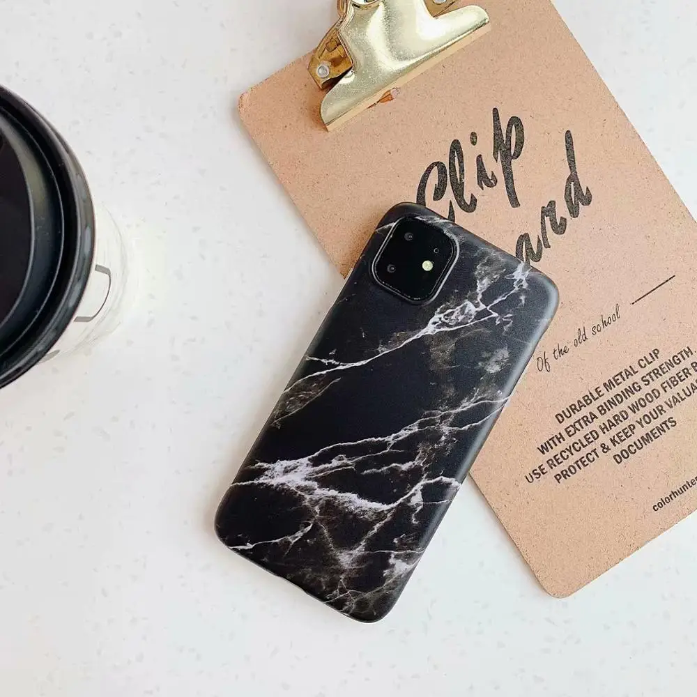 Силиконовый чехол ORYKSZ с мраморным узором для телефона iphone 11 Pro Max X XR XS 6 6S 7 8 Plus
