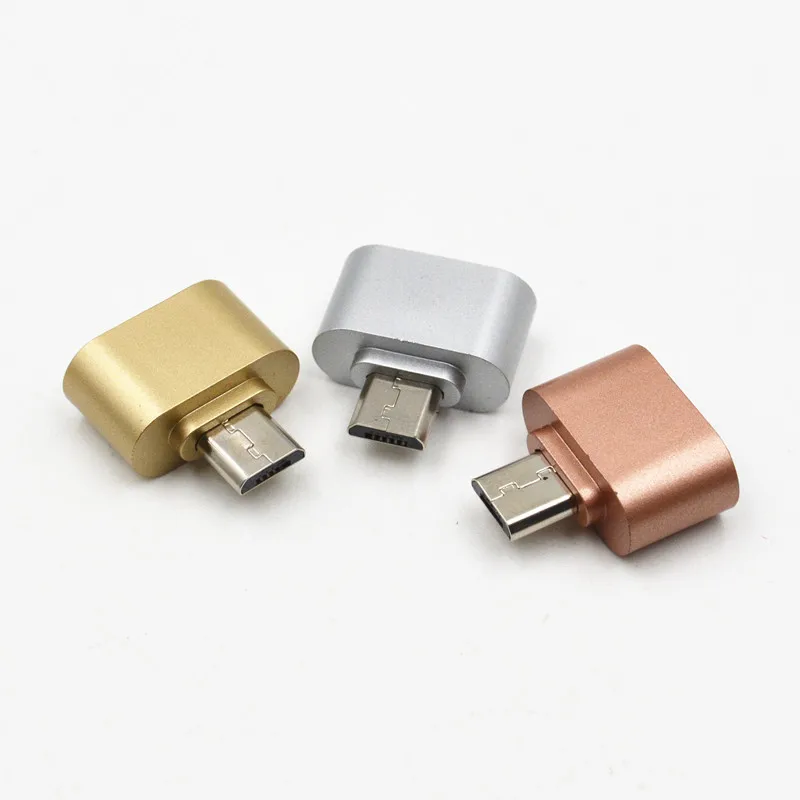 Новый металлический мини микро USB к OTG адаптер 2 0 конвертер для телефона Samsung Xiaomi LG