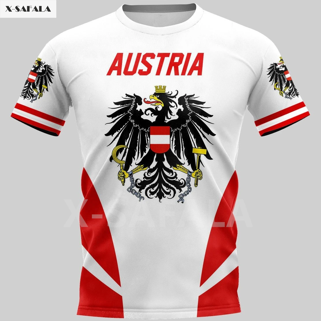 

Austria All Countries Map Flag Viking Skull Summer 3D All Over Printed Round Neck T Shirts Men Women Harajuku Casual Tee