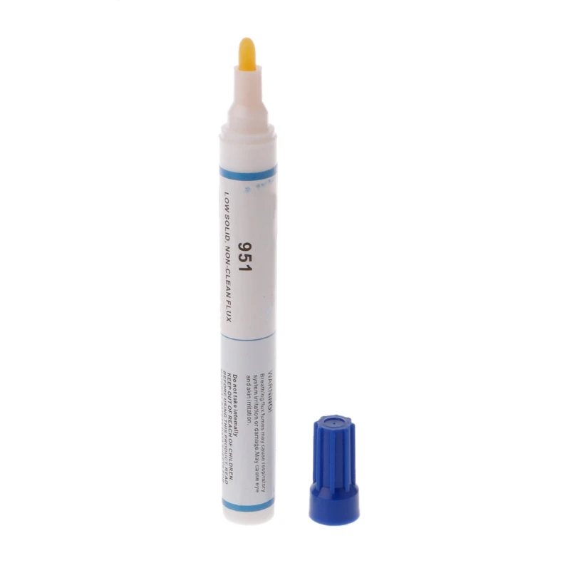 

951 10ml Soldering Rosin Flux Pen Low-Solids Non-clean For Solar Cell Panel DIY