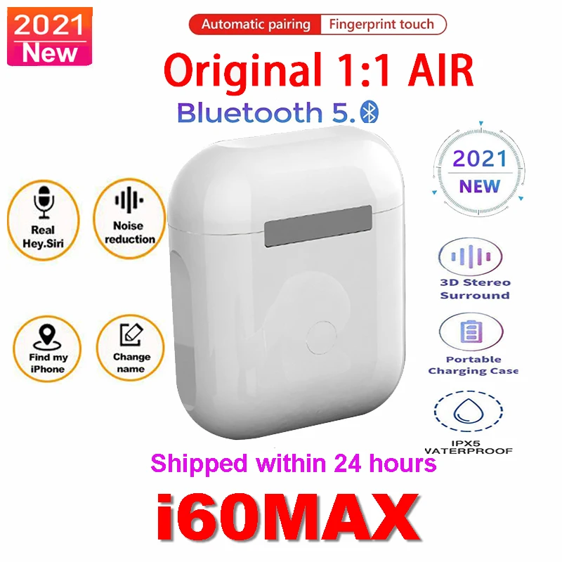 

Original i60 MAX Tws 1:1 GPS Rename Wireless Bluetooth Headsets PK i7 i11 i14 i15 i16 i18 i30 i10 i20 i1000 PLUS PRO i2000 i9000