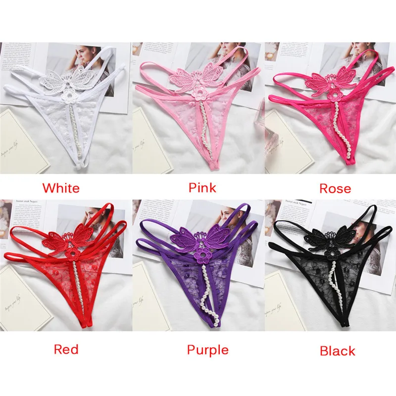 Женское модное сексуальное бикини с бабочками кружевное нижнее белье жемчужная