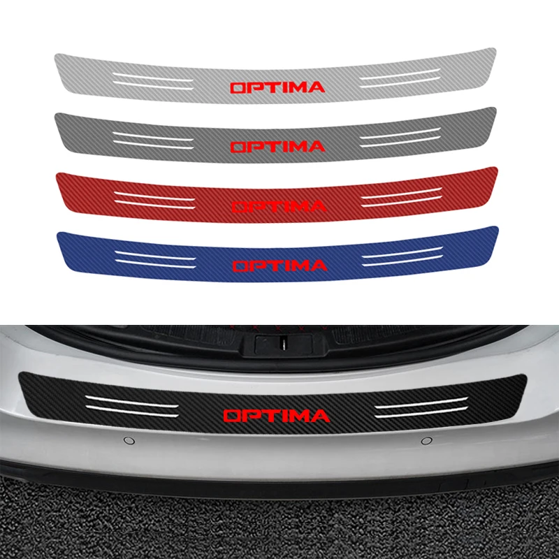 Новая защитная наклейка на задний бампер автомобиля 3D автомобиль для Kia optima picanto