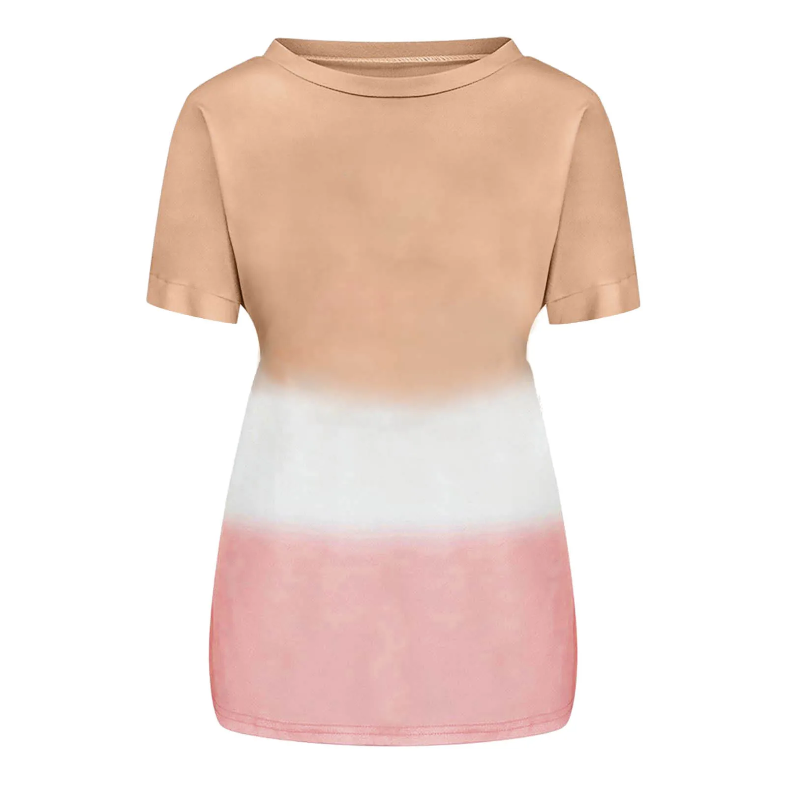 

Tie Dye T-Shirt Summer Women Loose Casual Tops Printing V-neck Short Sleeved T-shirt For Women Fashion Cotton Plus Size Clothing