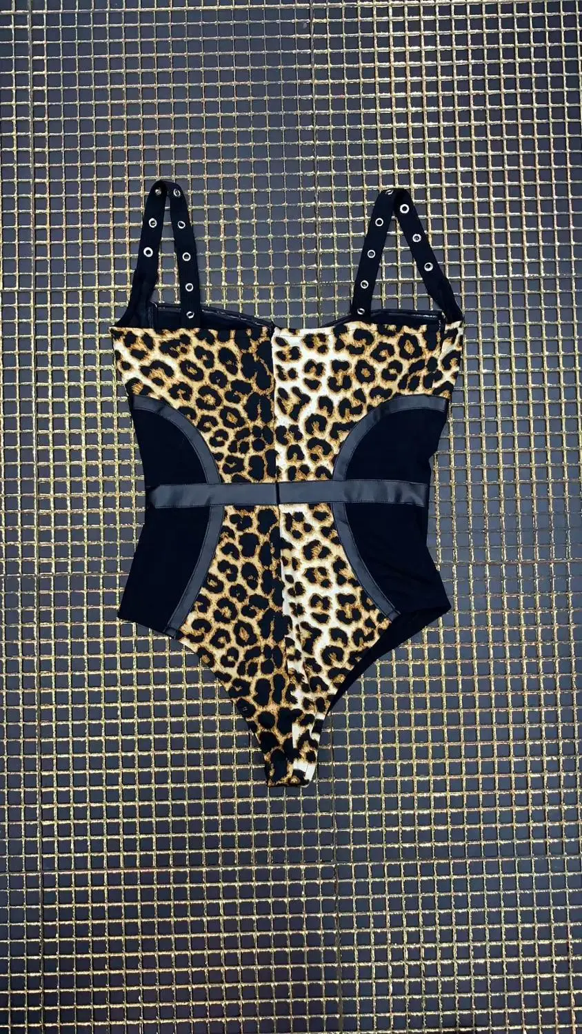 2019 NEW Women black V-Neck Spaghetti Strap Bodysuits Bodycon Celebrity evening Party Bandage jumpsuits wholesale