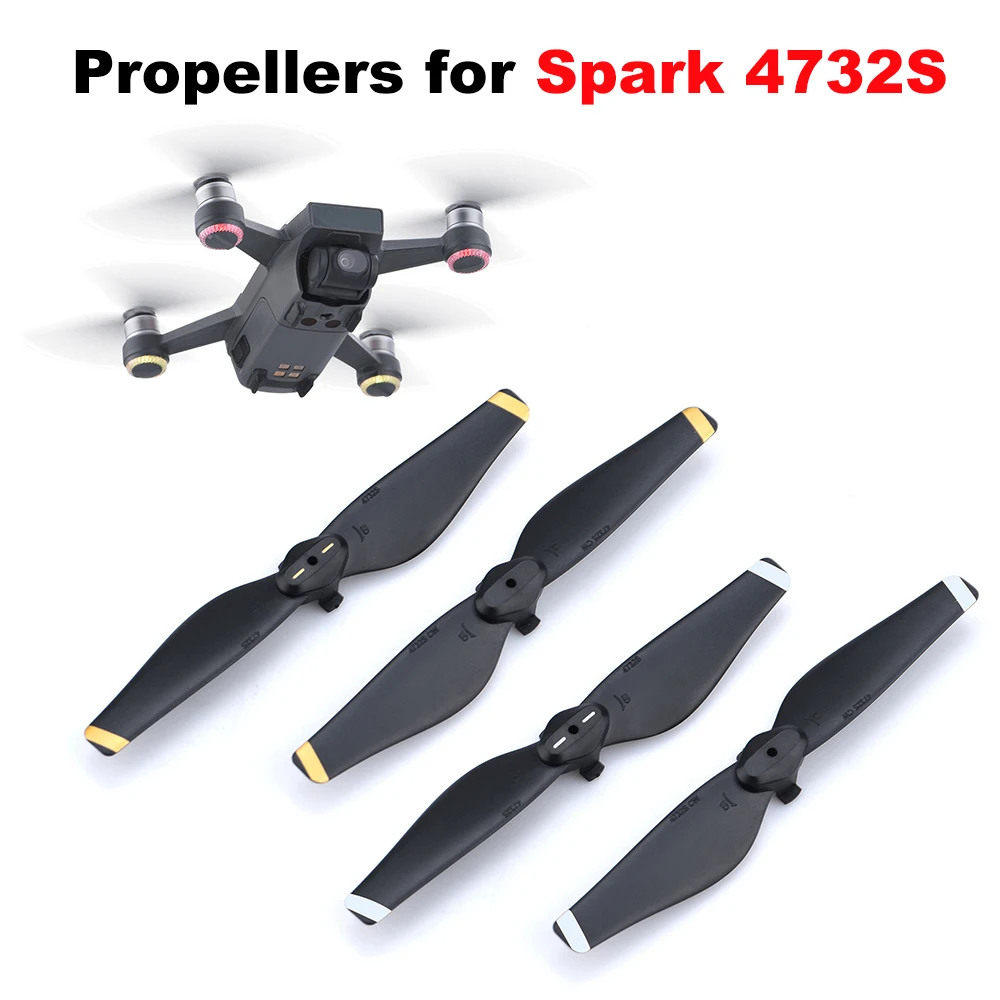 

Replacement Low Noise 4732S Propeller for DJI Spark Drone Quick Release Blade Spare Parts Props Folding Blade Accessory Wing