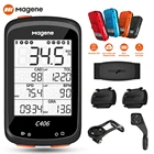 Велокомпьютер MAGENE C406, GPS, беспроводной одометр для велосипеда, датчик частоты вращения педалей, датчик пульса, Bluetooth, спидометр для велосипеда