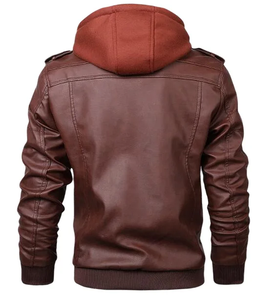 Мужские кожаные куртки европейского размера осеннее пальто из искусственной