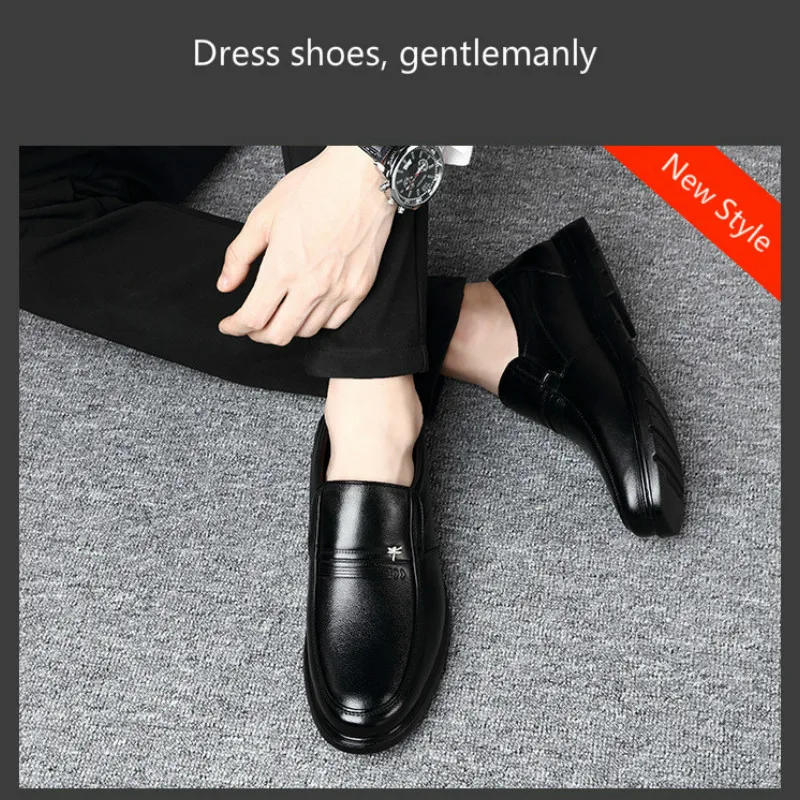 Мужские туфли-оксфорды PLYX из натуральной кожи для весны и зимы деловые