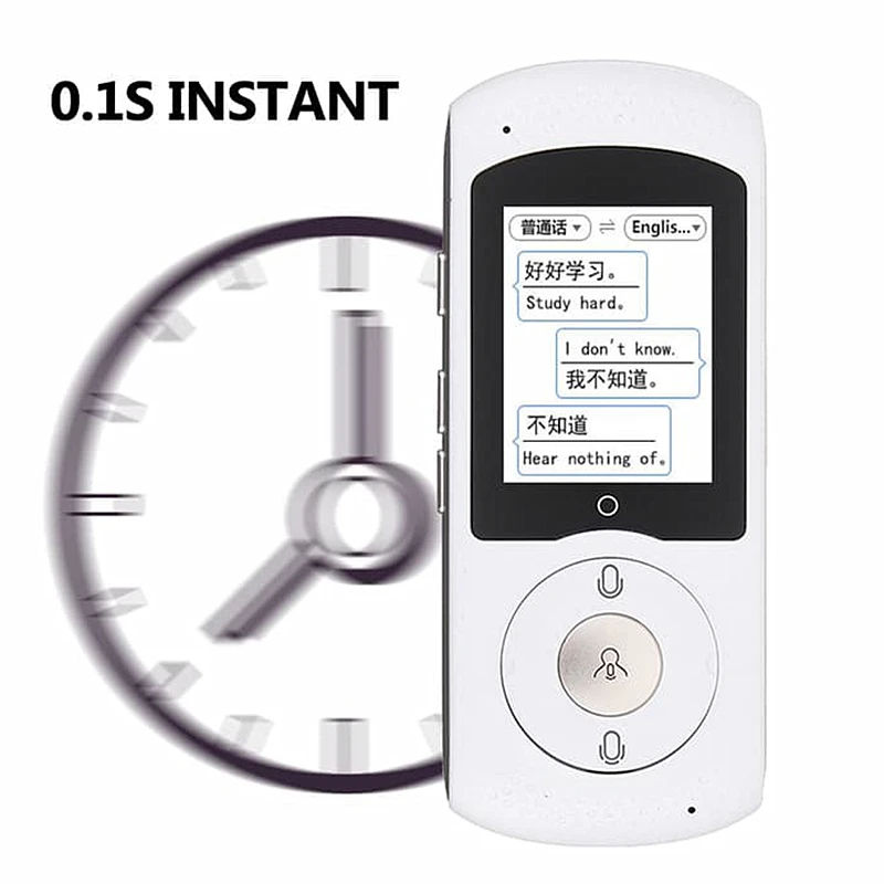 

9.9 Sales New Arrival Sales Instant Translator Support WIFI 4G Dual SIM Hotspot Portable Smart Voice Touch Screen 45 Languages