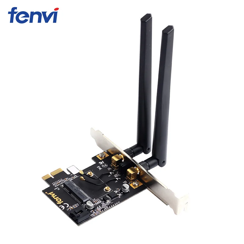 Мини PCI expresswirless адаптер конвертер с 2 антенной мини PCI WiFi Bluetooth карта для Intel 6300 7260 3160AC