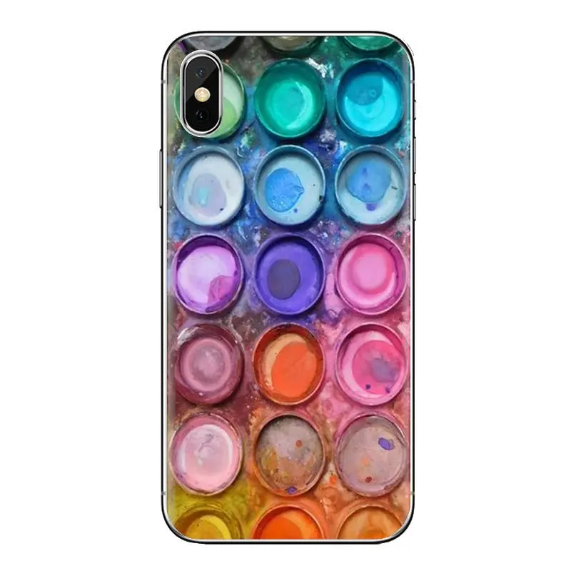 Набор акварельных пастельных рисунков для iPod Touch Apple iPhone 11 Pro 4 4S 5 5S SE 5C 6 6S 7 8 X XR XS Plus