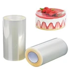 10 мрулон торт объемная пленка 681012 см Прозрачный Торт воротник мусс шоколадная Кондитерская Форма для кексов окружающий край торт воротник