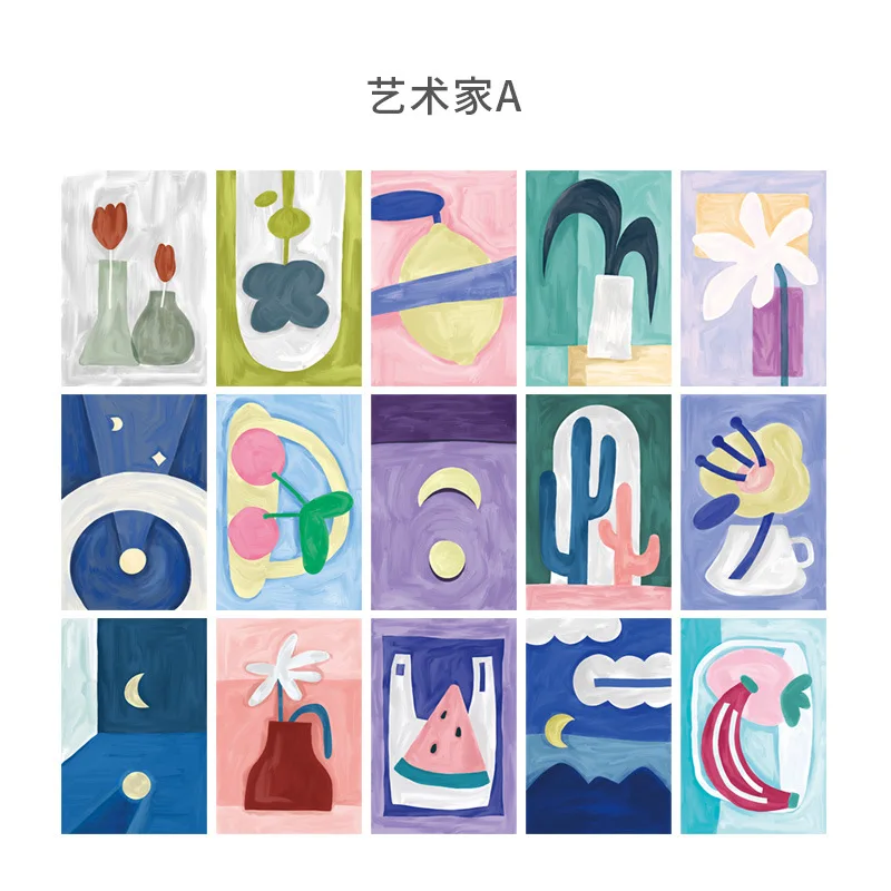 

Декоративные открытки MMZBHA 15 листов