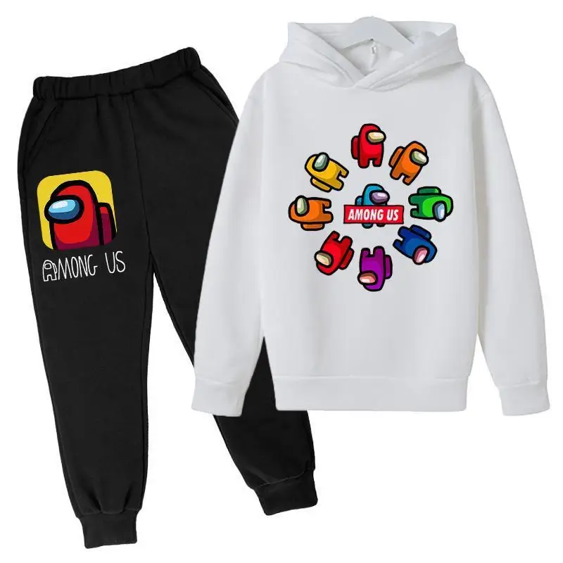 

Spy Game Hoodies Pullover Boy Girl Harajuku Streetwear Clothe Autumn Winter 2021 Game Toddler Casual Sweatshirt +Pant sets