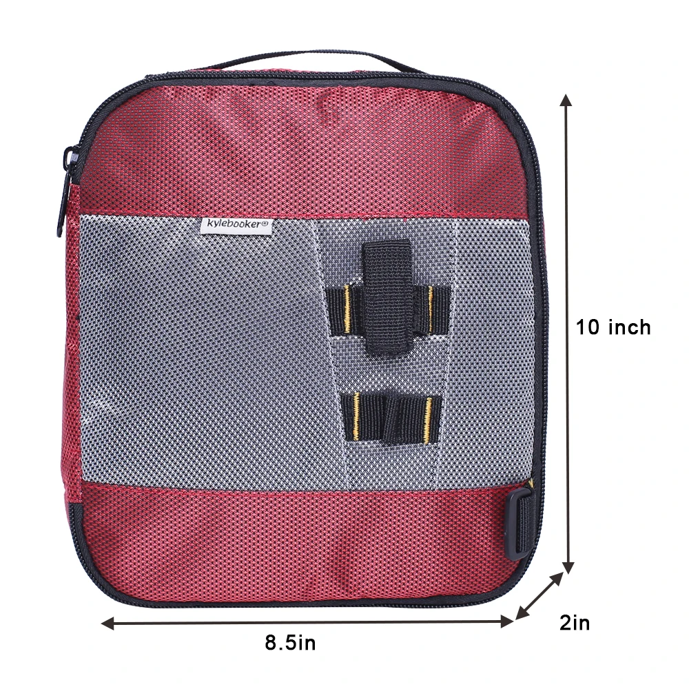Isca de Pesca Caixa de Armazenamento Equipamento para Vermes e Jigs Soft Isca Macia Binder Bolsa Carteira 10 Xx8.5 x 2 1 Bolsas de pesca