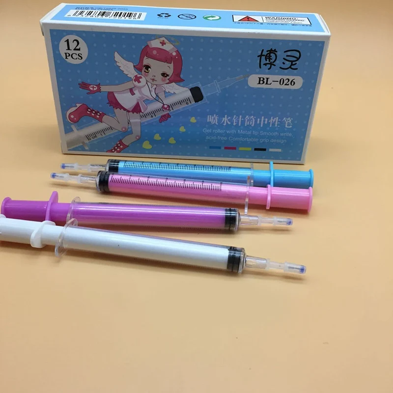 

4 Stks/set Uitwisbare Pen School Leuke Verpleegster Pen Blauwe Inkt Magische Balpen Voor Student Schrijven Briefpapier