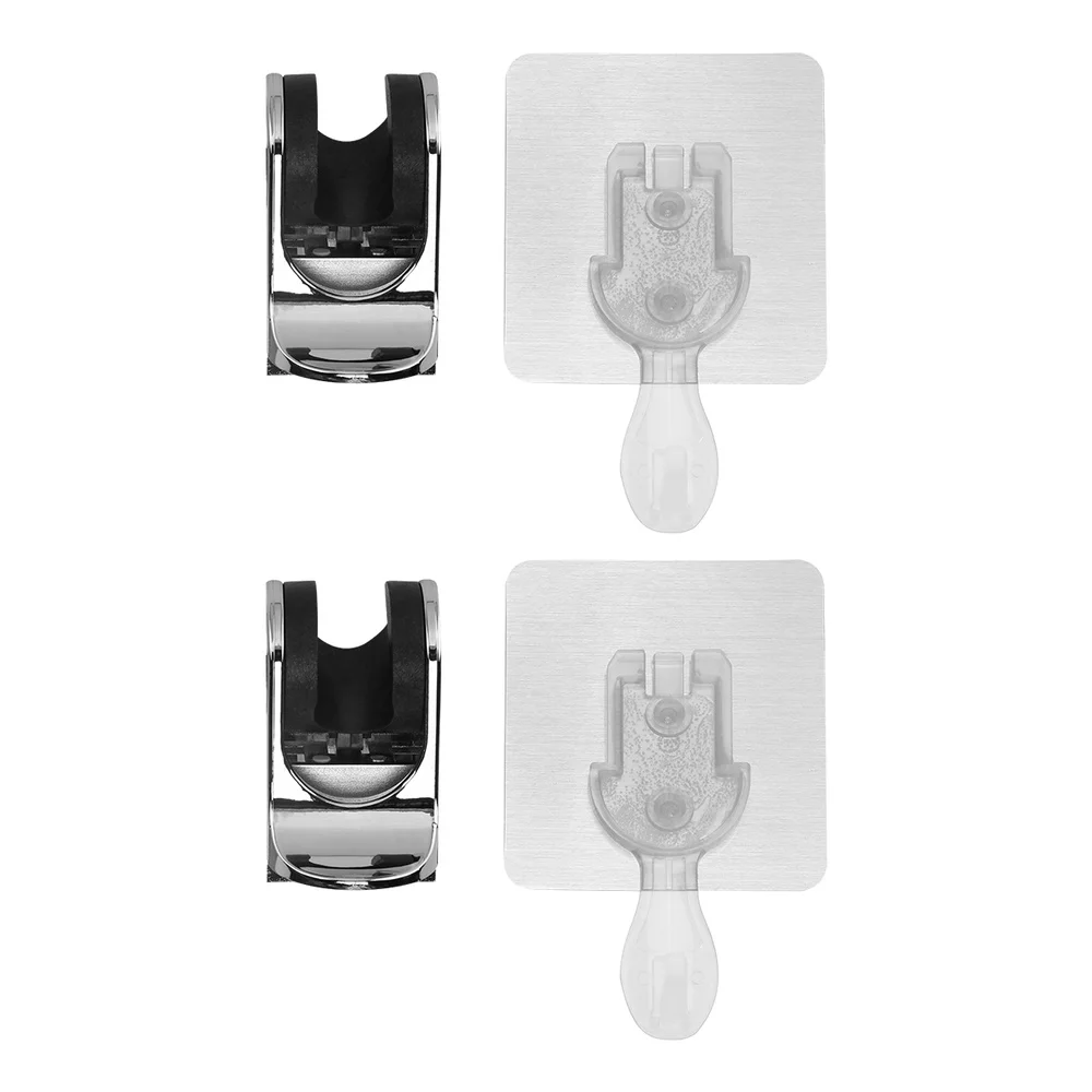 

2pcs Bathroom Bracket Holder Bath Head Holder with Hook