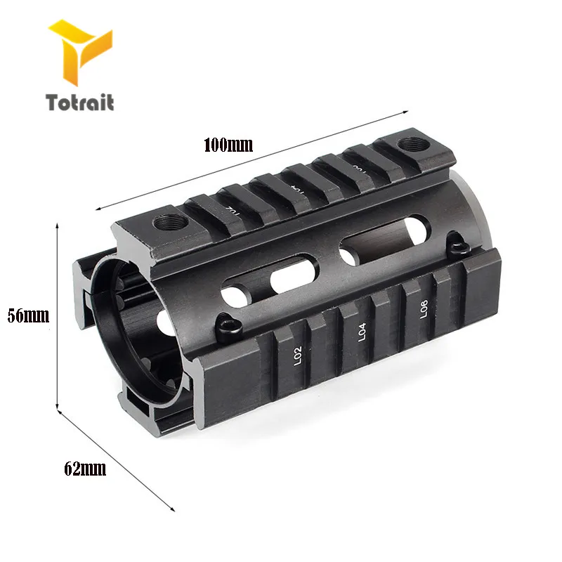 Totrait Tactical Aluminu 4 дюйма комплект из двух предметов бесплатная доставка