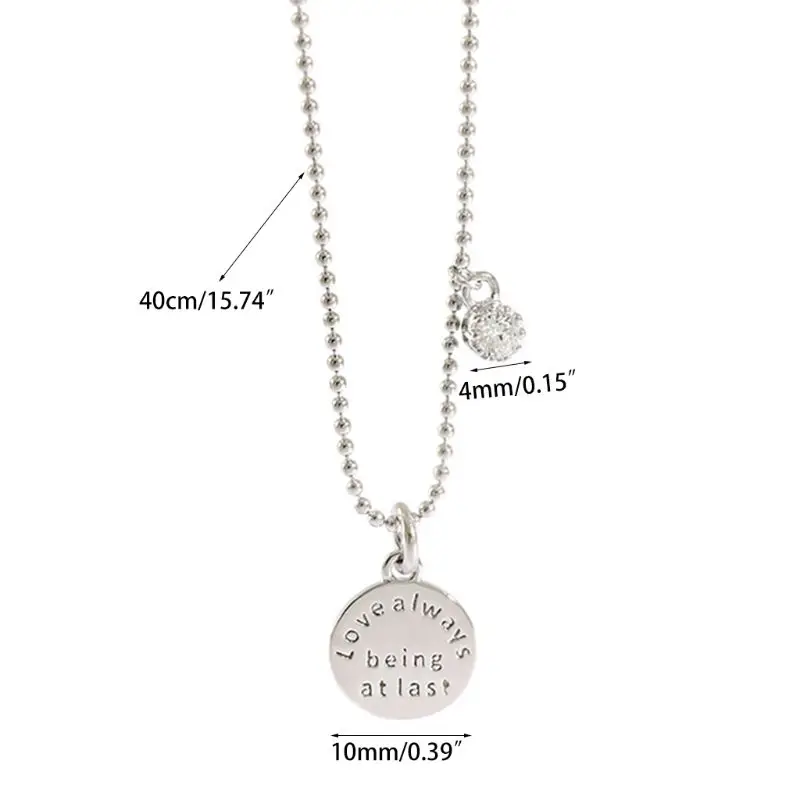 

925 Sterling Silver Fashion Choker Pendant Necklace For Women Party FINE Jewelry Birthday Gift