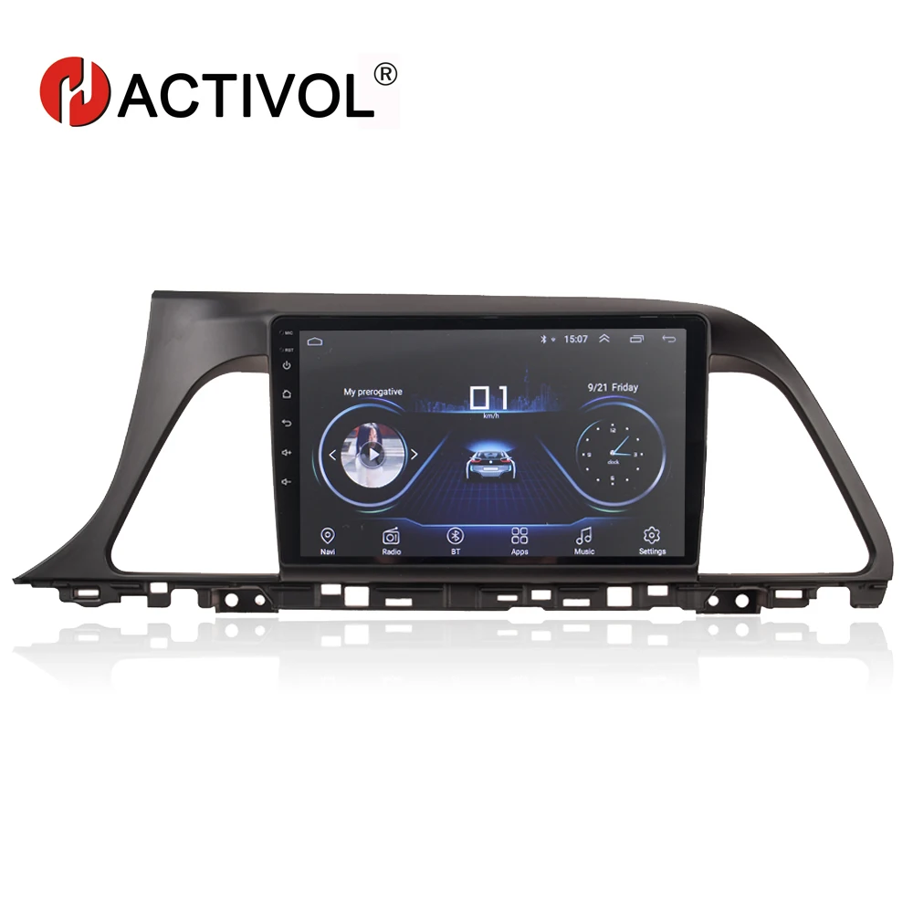 Автомагнитола HACTIVOL 9 &quot1024*600 Quadcore android 8 1 для Hyundai Sonata 9th 2016 DVD плеер GPS Navi Wi Fi