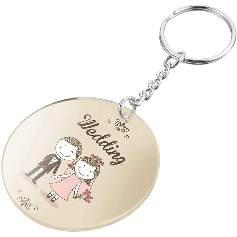 Акриловые прозрачные круглые диски и брелки акриловые заготовки для самодельных