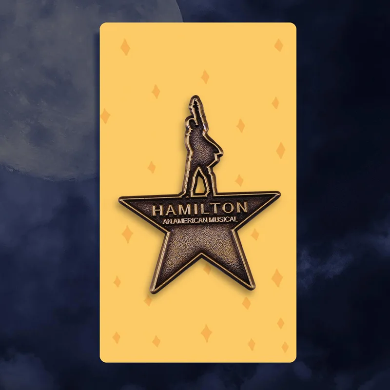 Музыкальная эмалированная булавка с пятиконечной звездой Merican когда вы живете на