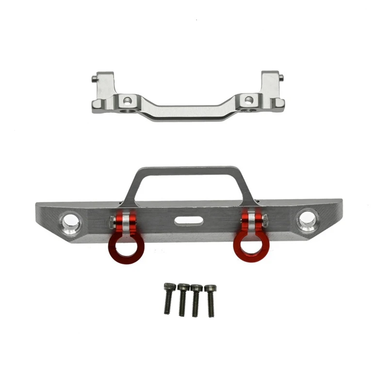 

Металлический передний бампер с крепежным кронштейном для Axial SCX24 90081 Deadbolt 1/24 RC Гусеничный автомобиль обновленные детали аксессуары