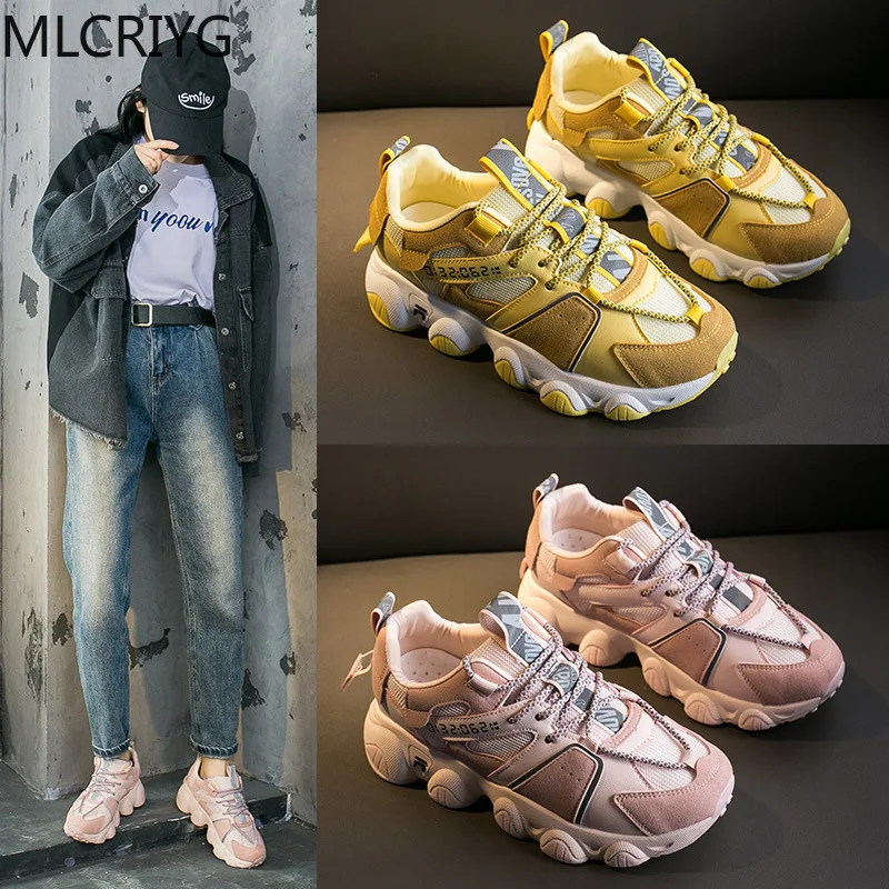 Женские кроссовки-столбики модная обувь для торта с губкой basket femme