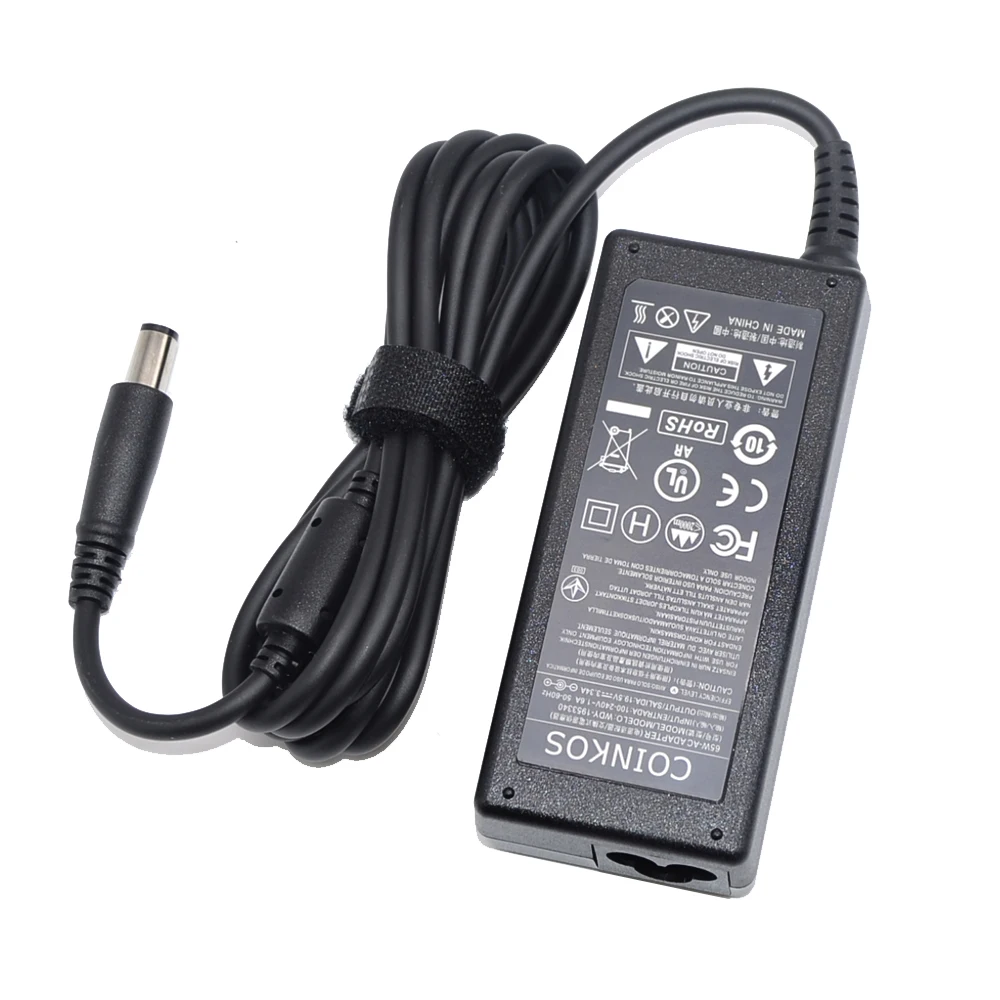 COINKOS 19 5 V 3.34A 65 Вт AC Зарядное устройство для ноутбука Dell Latitude E7440 E7450 HK65NM130 0NVV12 E5410