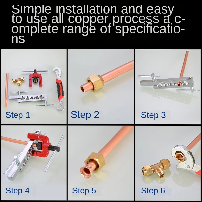 Газовая медная труба расклешенный шарнир трубка свободная сварочная