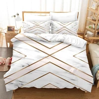 3d marbling bedding set bedclothes for adults children pillowcase boys fashion duvet cover sets single twin full size