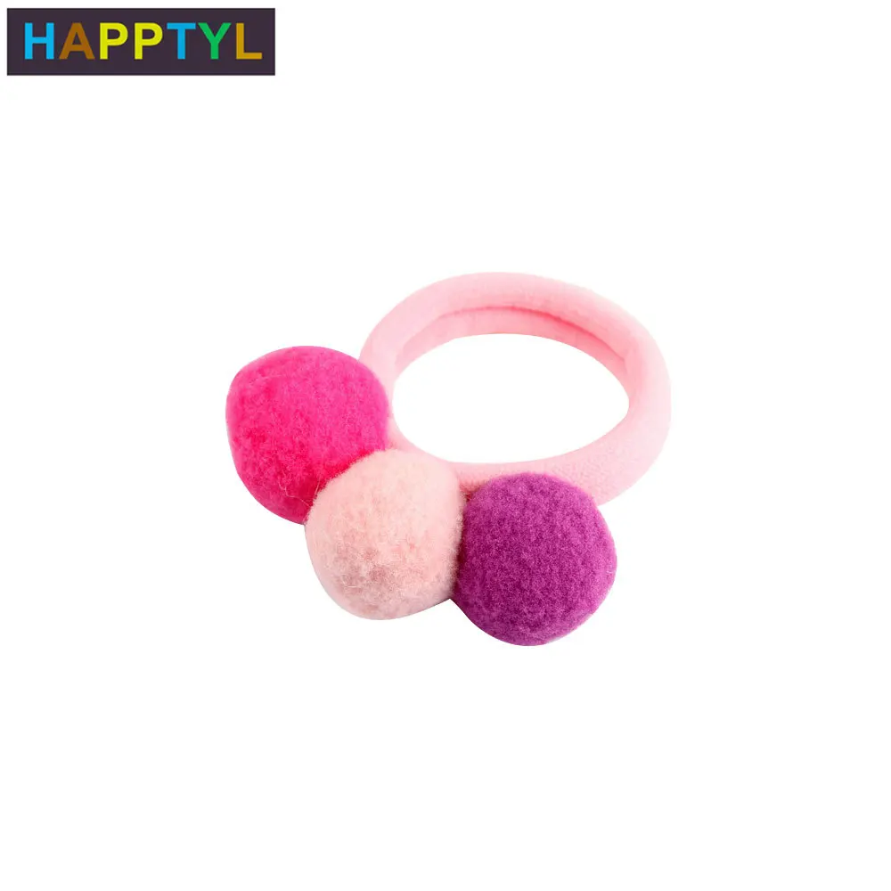 HAPPTYL/2 шт. Корейская резинка для волос маленьких девочек Эластичная Держатель