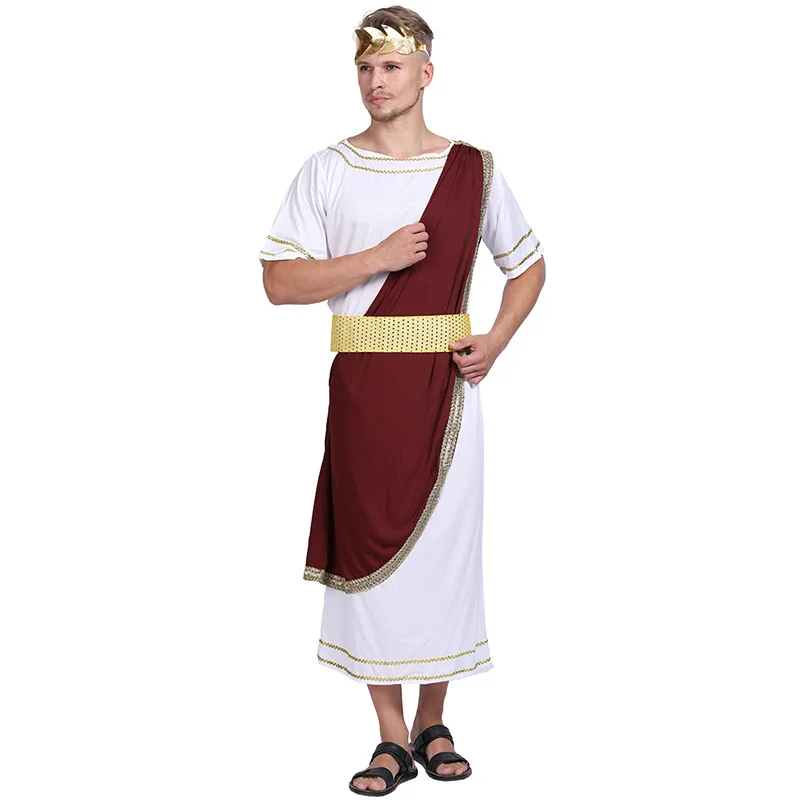 

New Halloween adult Men Women Christmas Easter Julius Caesar cosplay costume Ancient Greek God