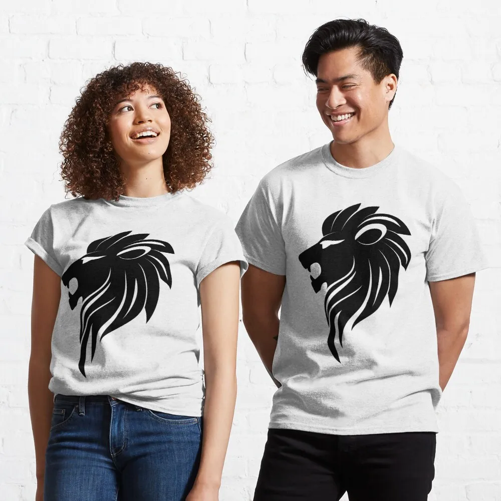 

Tops T Shirt Women Lion Art Classic T-Shirt