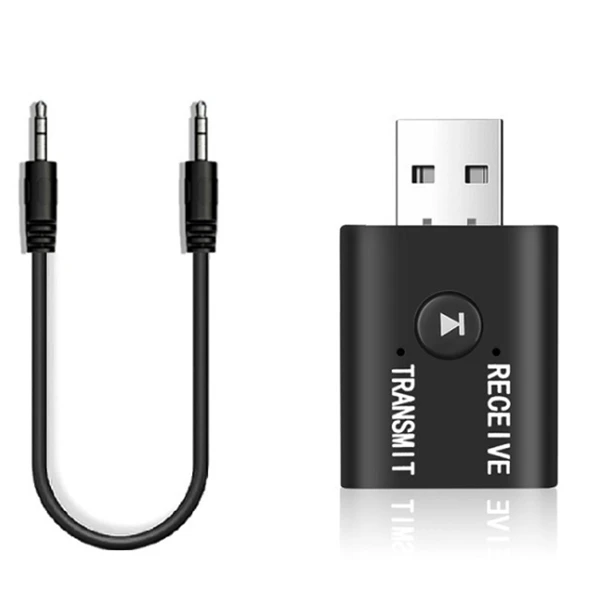 

2 in 1 Bluetooth 5.0 USB Adapter Transmitter Receiver,for Wireless Mouse Keyboard Speaker