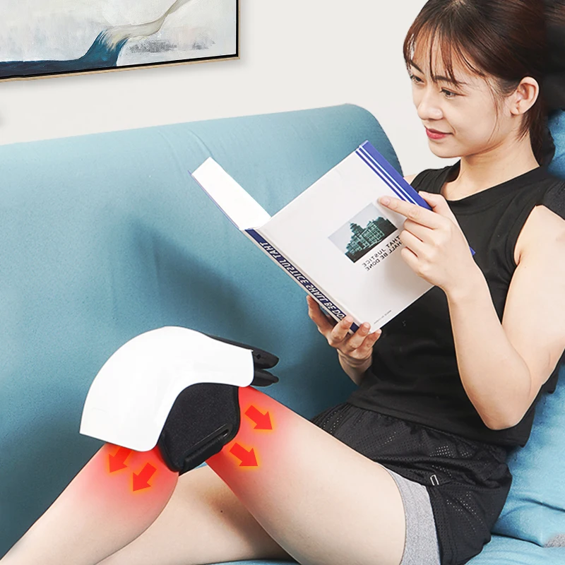 Beli Lutut Pendukung Bungkus Massager Penghangat Ruangan Infrared Panas Terapi Arthritis Kram Menghilangkan Rasa Sakit Cedera Pemulihan Lutut Rehabilitasi