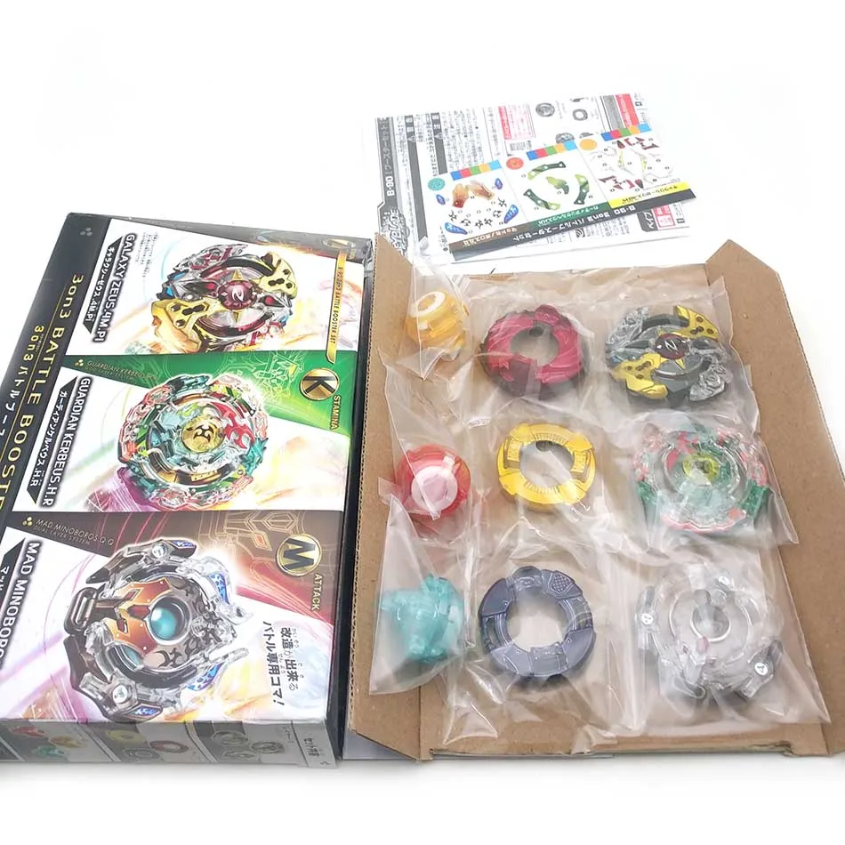 Takara Tomy Beyblade Burst B 90Three наборы Божьей серии Galaxy Zeus взрывозащищенный Топ bayblade