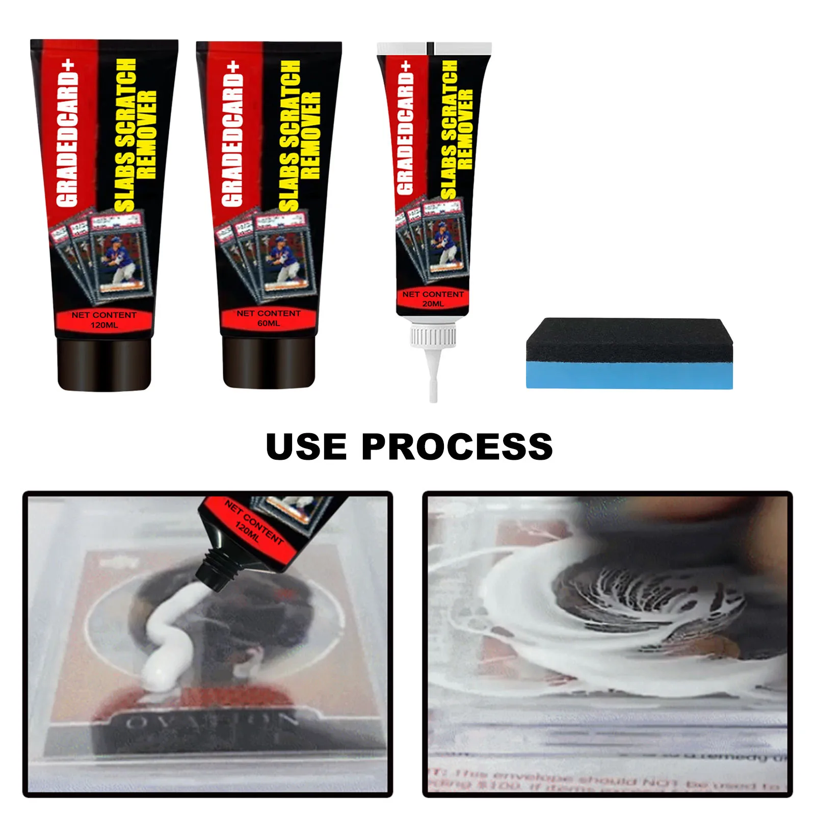 

Scratch Repair Kit Car Polishing Wax Cream Scratch Remover for CD for protecting cleaning polishing restoring the plastic cover