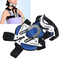 adjustable cervical spine tractor correction neck brace support fixation traction device used for cervical fracture dislocation