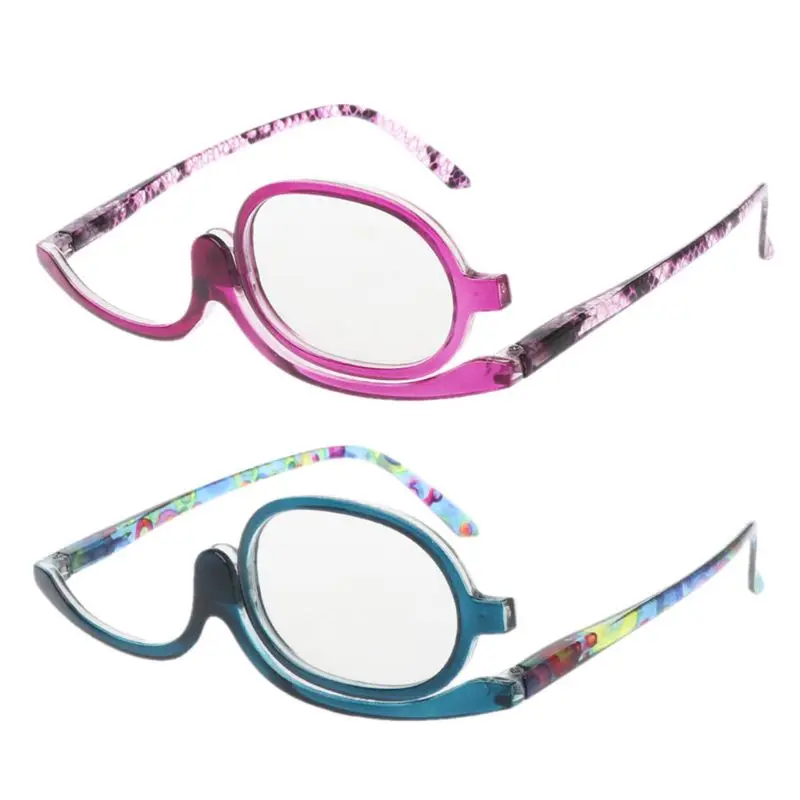 Rotatable Flip Make Up Eye Glasses Presbyopic +1.00/+1.50/+2