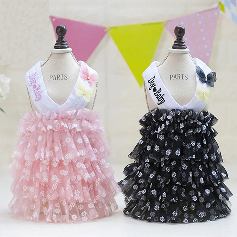 

Одежда для домашних животных на весну и лето, модные платья для маленьких собак, юбка-Пудель принцессы для маленьких собак, юбка-пачка для до...