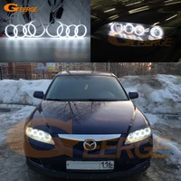 excellent ultra bright ccfl angel eyes halo rings day light for mazda 6 mazda6 mazdaspeed 6 ms6 gg 2002 2008 car accessories