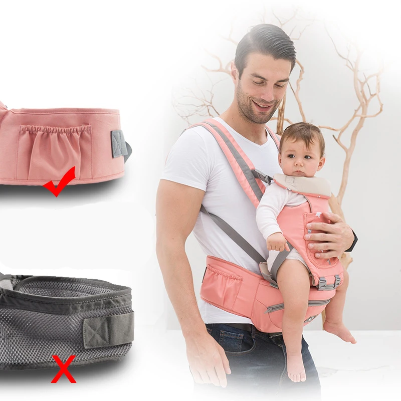

Baby Carrier for Newborn to Toddler with Hip Seat,Adjustable Size for Men and Women, Ergonomic Design 360° Safety, Outdoor