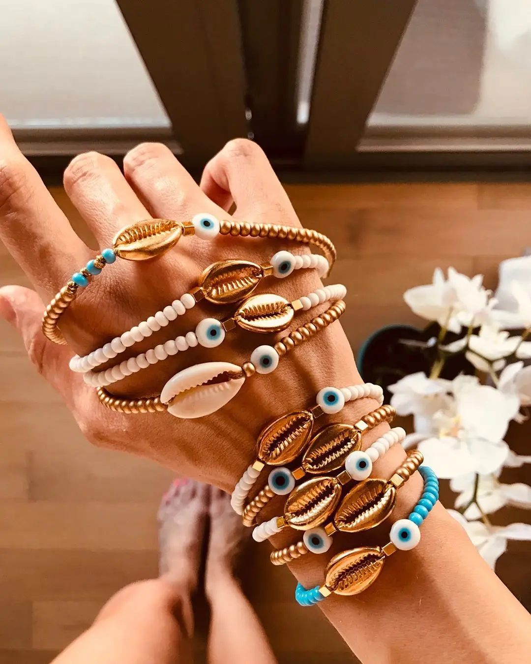 Золотой корпус браслет для женщин в богемном стиле дружба красочные браслеты с