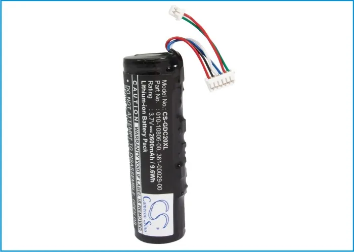 Аккумулятор Cameron Sino 2600 мАч для системы Garmin Astro DC20 DC30 DC40 отслеживание собак DC